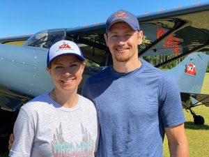 Isaac & Renae Bedingfield Owners Of God's Country Aviation LLC located in Trapper Creek Alaska